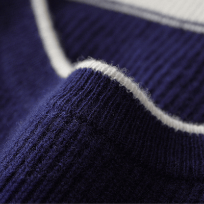 RIBBED-KNIT CREWNECK