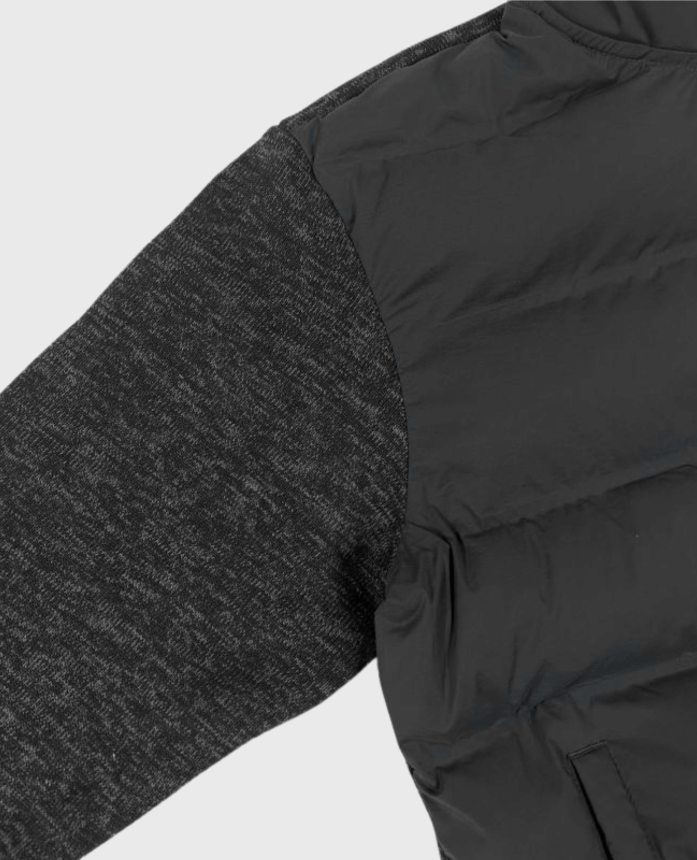 PUFFER CARDIGAN SVART