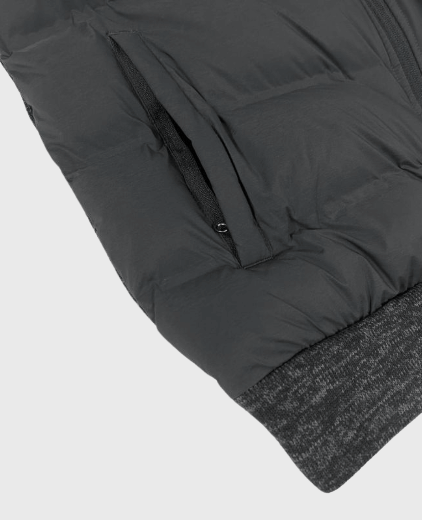 PUFFER CARDIGAN SVART