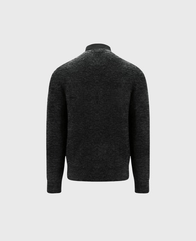 PUFFER CARDIGAN SVART