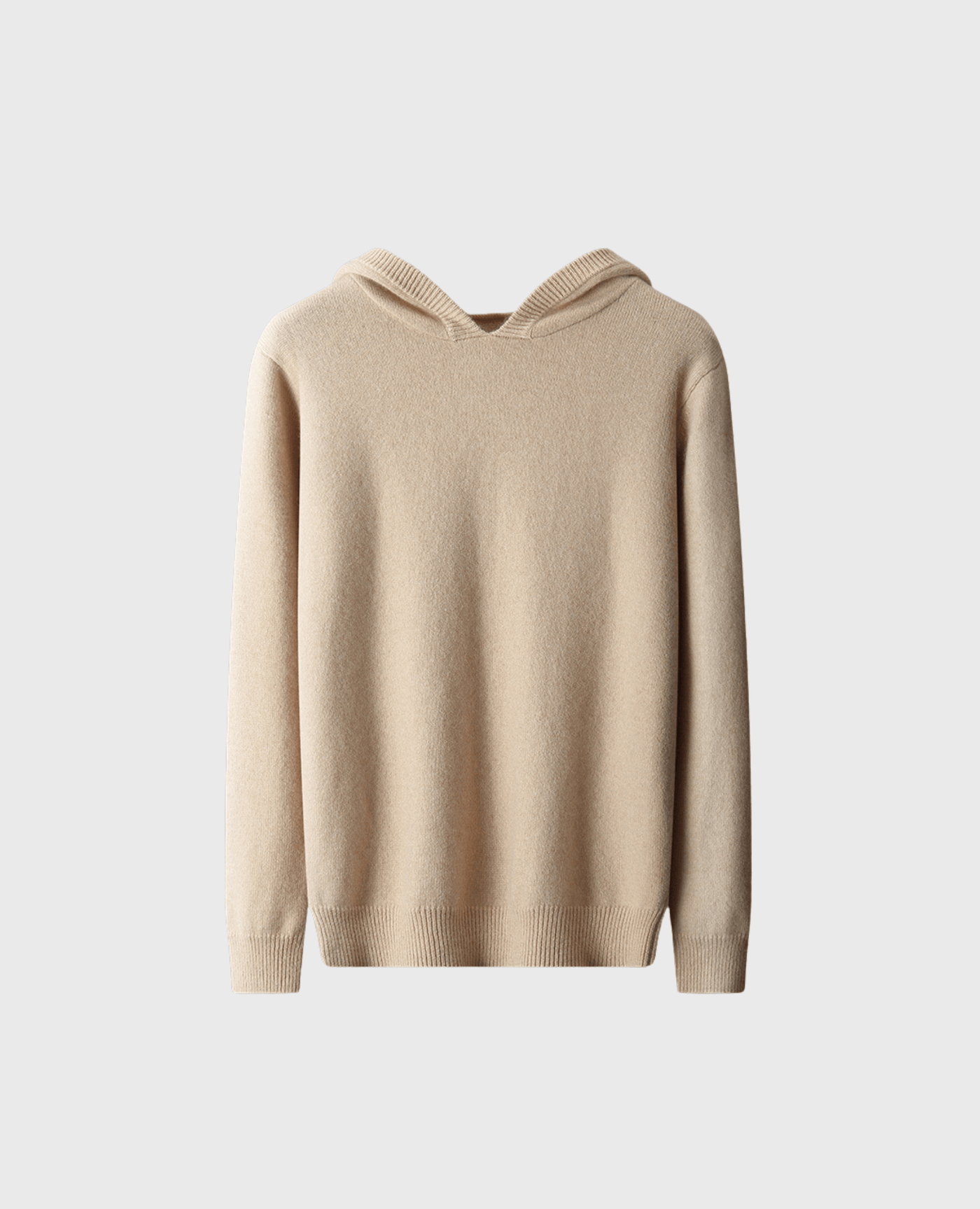 KASHMIR HOODIE BEIGE