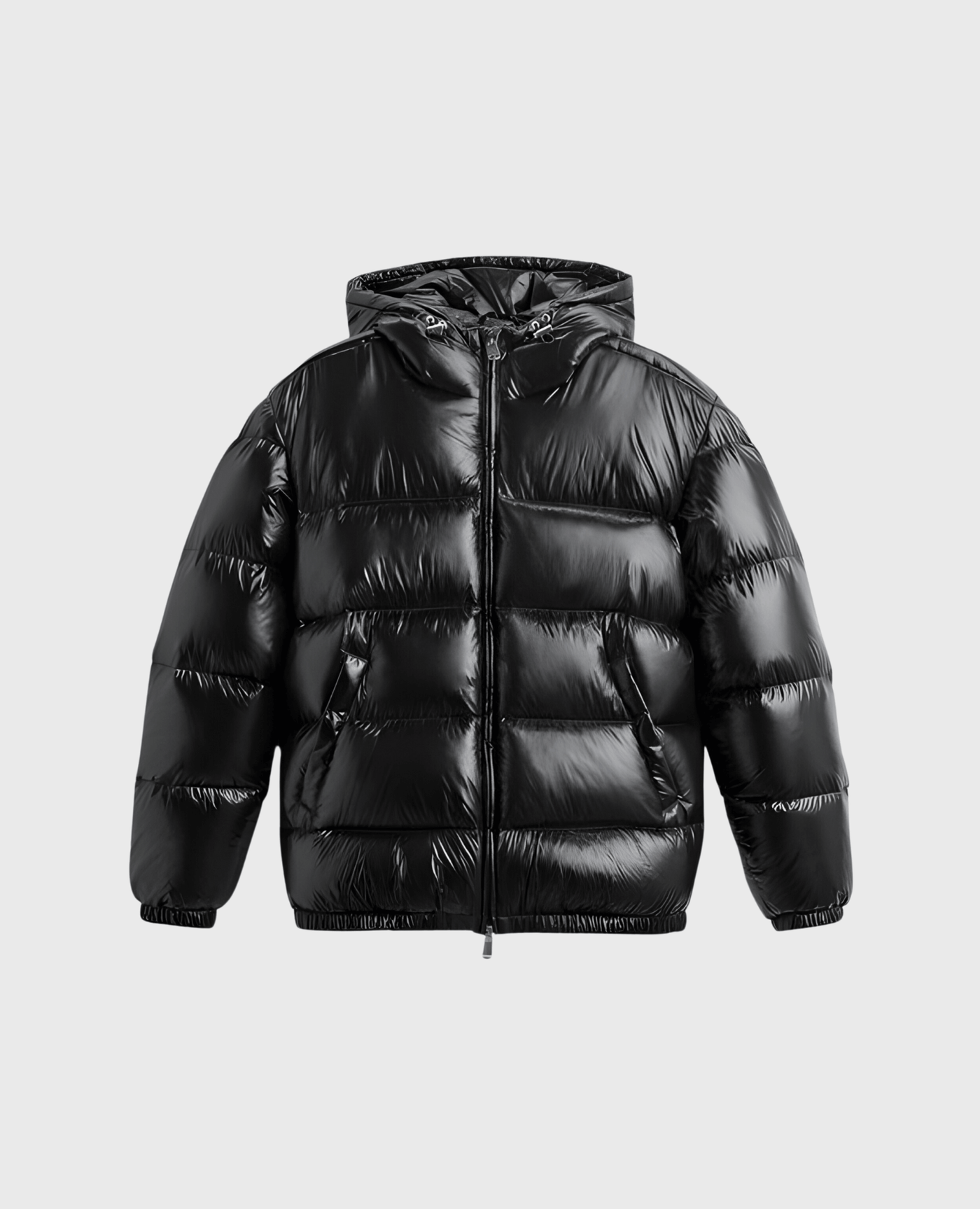 GLANSIG DUNJACKA SVART